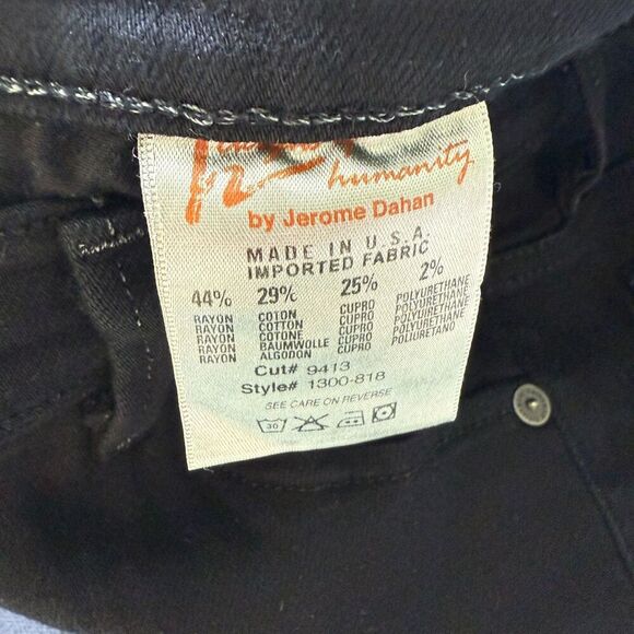 Citizens of Humanity Black Avedon Ultra Slick Skinny Jeans Stretchy Size 27 - Picture 4 of 8